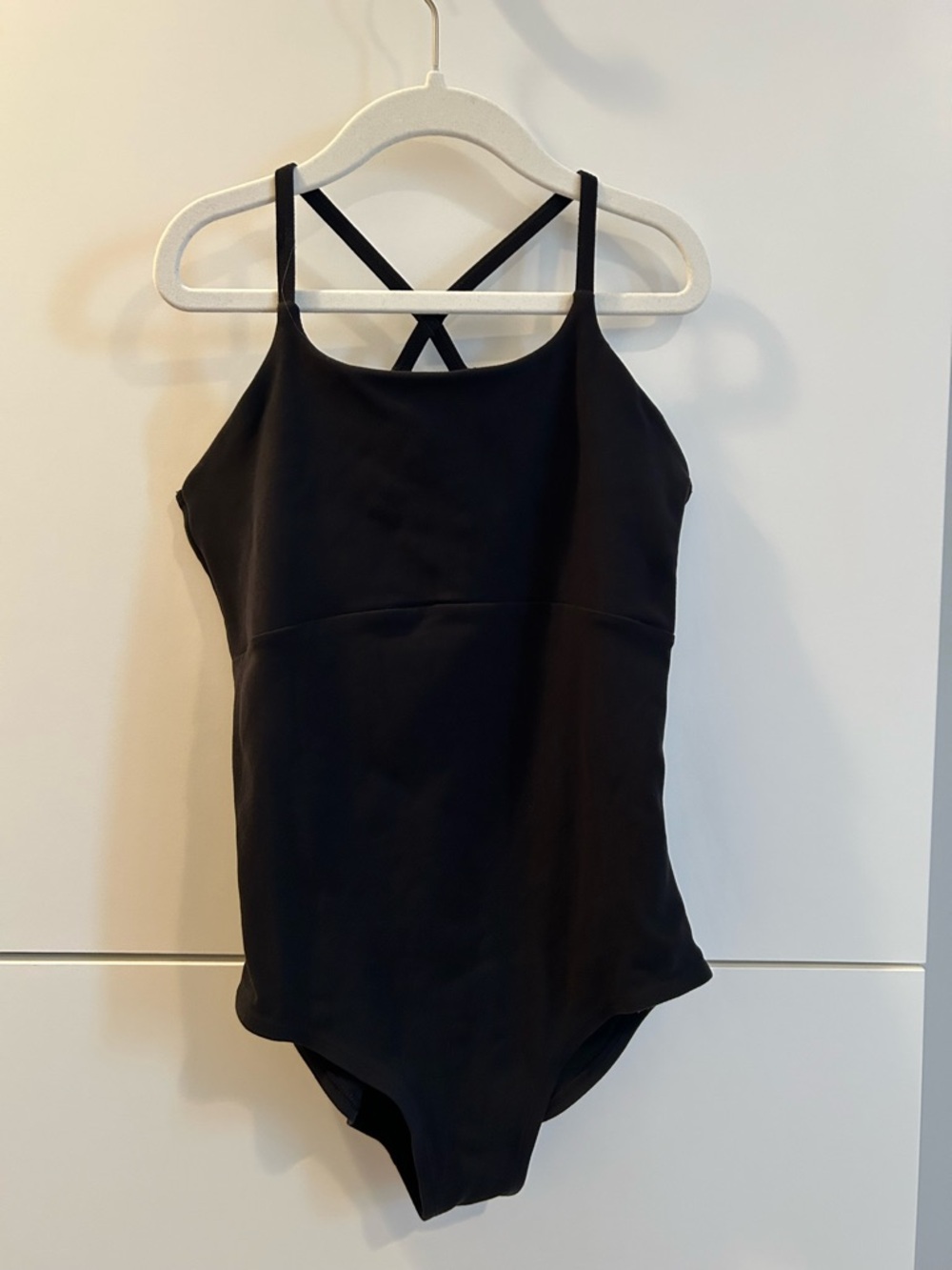 Athleta Girl Black Girls' Got Your Back Leotard - Size 12 - Picture 3 of 8
